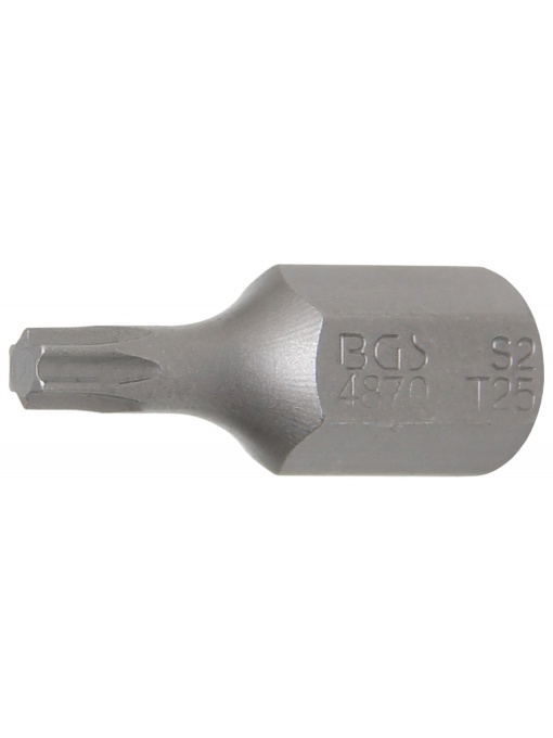 Bit Torx T25, lungime 30mm, antrenare 10mm(3/8"), BGS 4870