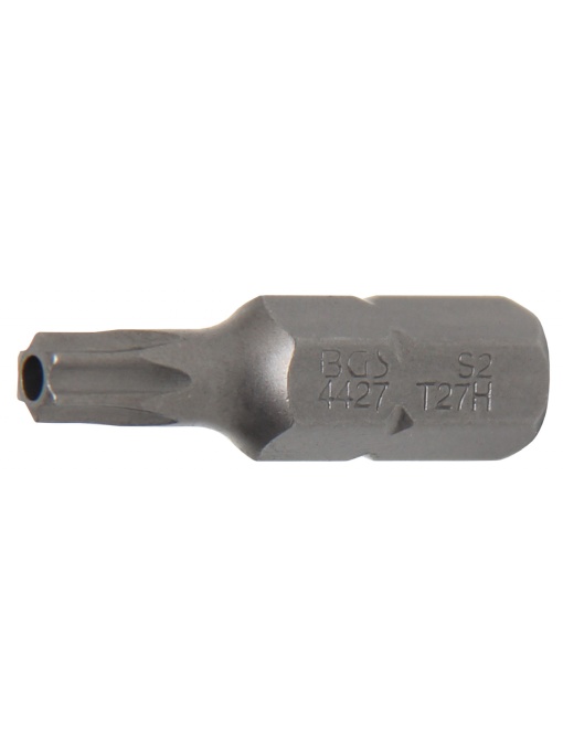 Bit Torx T27 cu gaura de securizare, lungime 30 mm, antrenare 5/16", BGS 4427