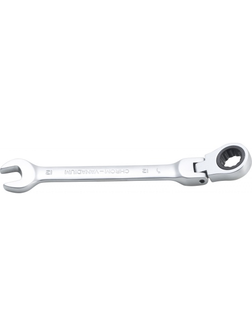 Cheie combinata cu clichet 12 mm articulata, BGS 6712
