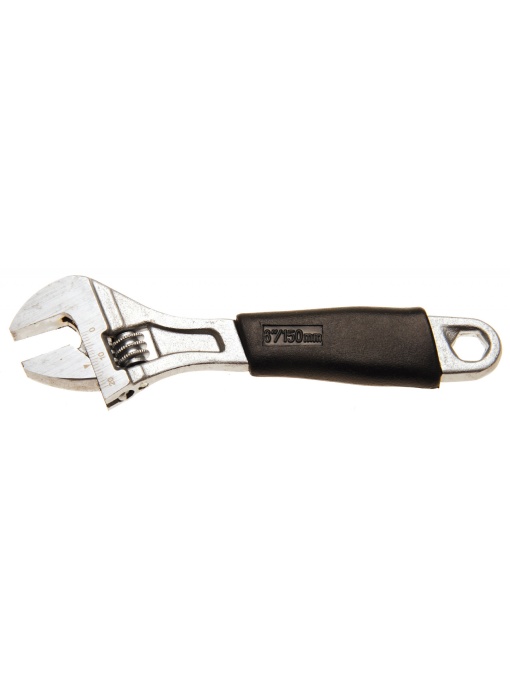 Cheie reglabila 6" cu rola, mâner acoperit in plastic, deschidere max. 20mm, lungime 150 mm, BGS 1440