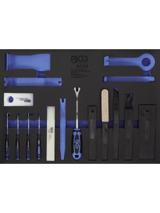 Echipare pentru dulap 3/3,set de 17 piese pentru interioare, BGS 4034