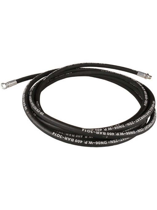 Furtun sertizat pentru instalatie de gresat, filet MF 1/4", lungime 1m, Apac 1785.C