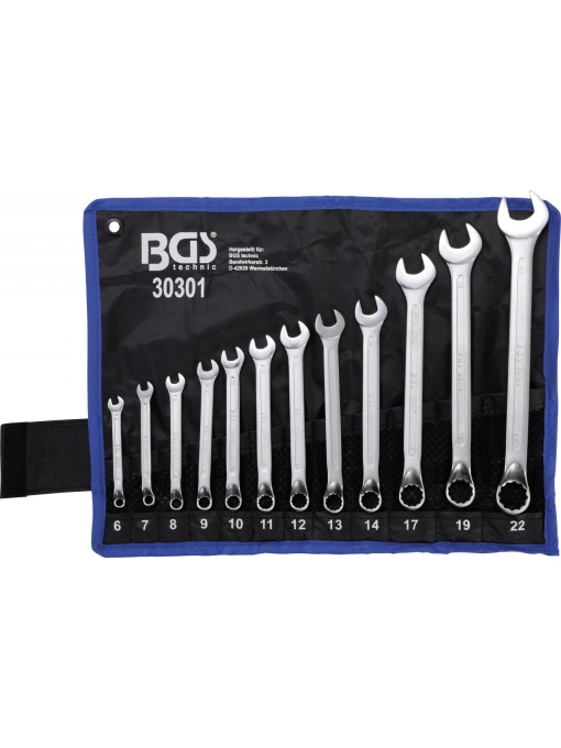 Set chei combinate cu cot adanc 6-19 mm, BGS 30301