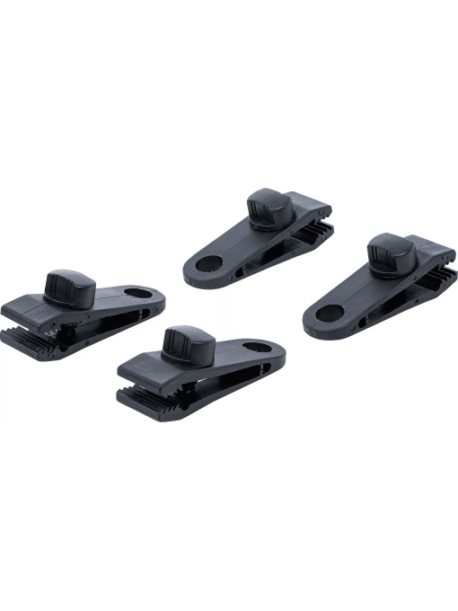 Set cleme plane | 4 piese, BGS DIY 80728