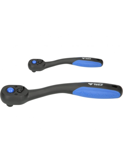 Set clicheti cu scimbator cu antrenare 1/4" si 1/2", 2 piese, Brilliant Tools BT023002