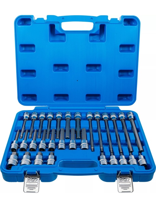 Set cu biţi Imbus 5-19 mm, antrenare cu tubulara 1/2", 30 piese, BGS 5181