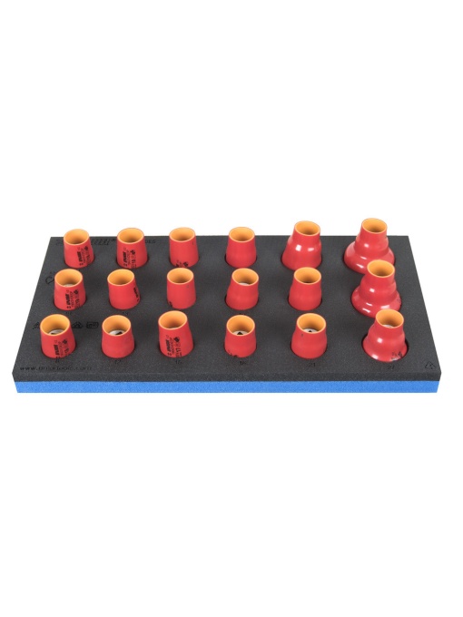 Set de capete chei tubulare izolate la 1000 V, in modul SOS, Unior 621790