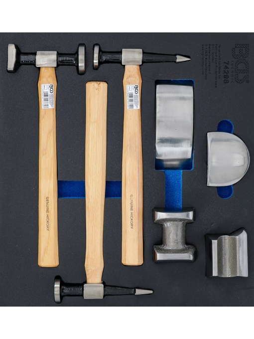 Set indreptare tabla caroserie 7 piese, BGS 74298