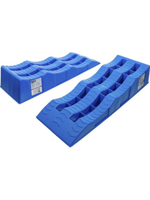 Set rampe de apropiere material plastic cu 3 inalţimi de apropiere, 2 piese, BGS 74402