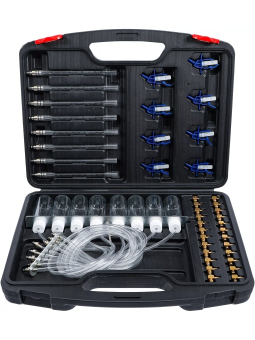 Tester retur injectoare Common-Rail cu 32 adaptoare, BGS DIY 98106