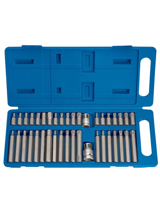 Trusa de biti combinati, imbusuri, torxuri si m-uri 40pcs, Draper 33323