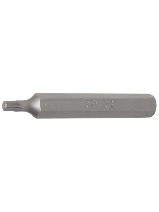 Bit cu dinţi multipli M5, Spline (XZN), lungime 75mm, antrenare 3/8", BGS 4859