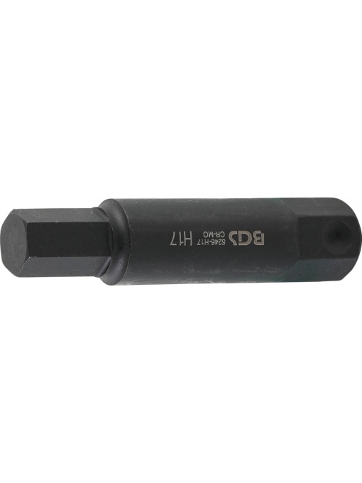 Bit de impact Imbus 17 mm, lungime 100mm, antrenare hexagon 22mm, BGS 5246-H17