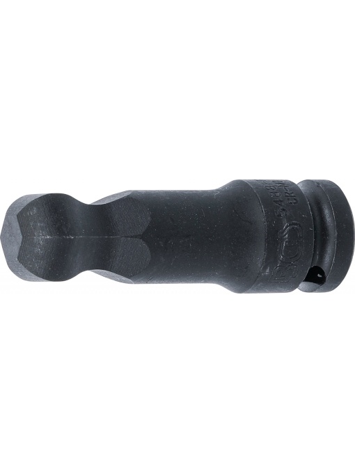 Bit de impact Inbus cu cap sferic 19 mm, lungime 75 mm, antrenare 1/2", BGS 5488-19