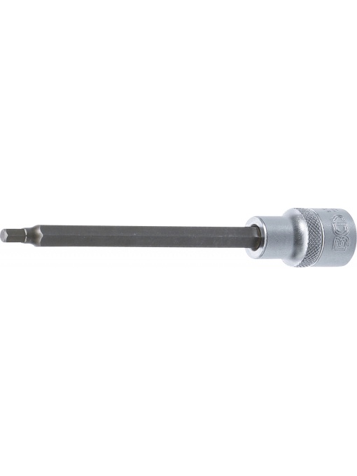 Bit Imbus 5 mm, lungime 140mm, antrenare cu tubulara 1/2", BGS 4270