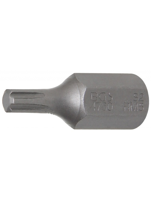 Bit Ribe M5, lungime 30 mm, antrenare 3/8", BGS 4760