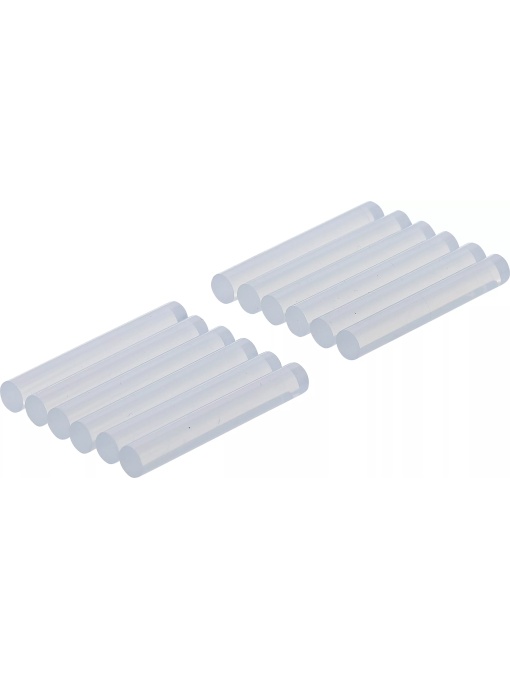 Cartuşe adeziv la cald | transparent | Ø 7,5 mm, 50 mm | 12 piese, BGS DIY 80851