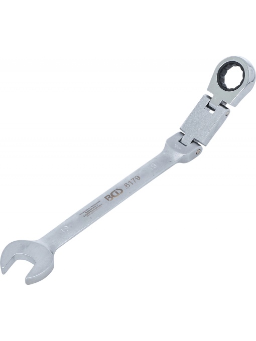 Cheie combinata cu clichet 19 mm dublu articulata, BGS 6179