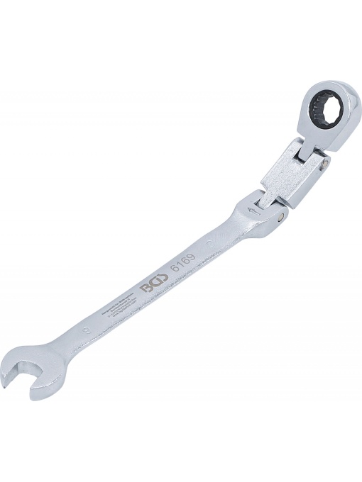 Cheie combinata cu clichet 9 mm dublu articulata, BGS 6169