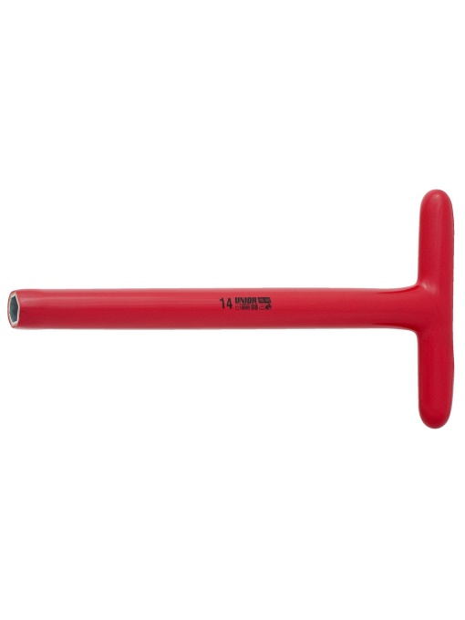 Cheie tubulara 22mm izolata la 1000 V cu maner profi T, varianta lunga, Unior 619158