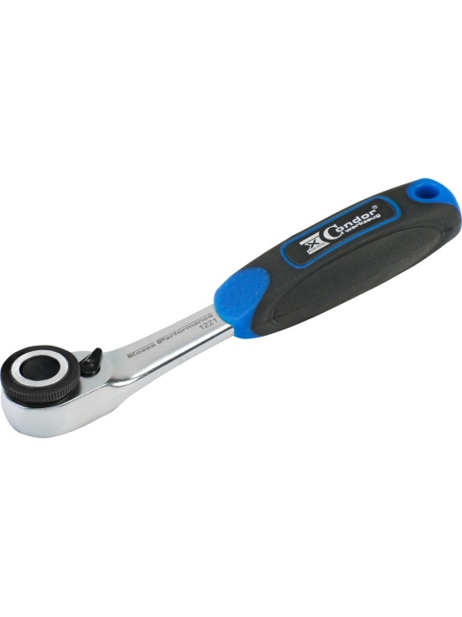 Clichet reversibil pentru biti 1/4" hex, lungime 93 mm, Condor 1221