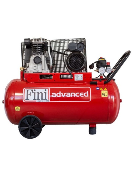 Compresor aer cu piston, butelie 100 litri , presiune max.10 bari, alimentare 220V, putere 2.2Kw, Fini MK102-100-3M