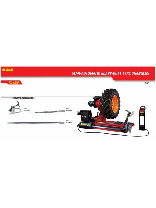 ECHIPAMENT MONTAT-DEMONTAT ANVELOPE HEAVY DUTY(56″) – CORGHI, 0-12104501/00-16