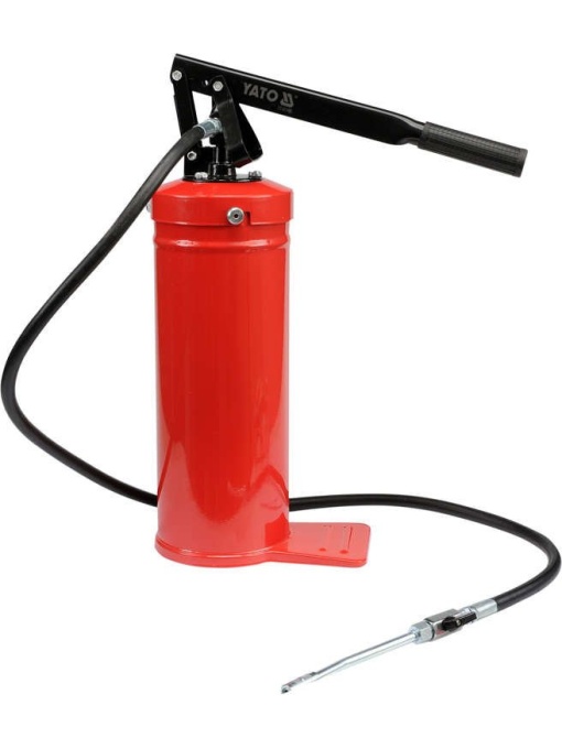 Pompa pentru gresat, capacitate 8 kg, lungime furtun 1.5 m, Yato YT-07063