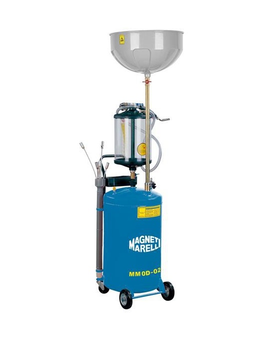 Recuperator de ulei 80 litri cu vas de vizualizare, extractie prin cadere si absortie, Magneti Marelli 007935016720