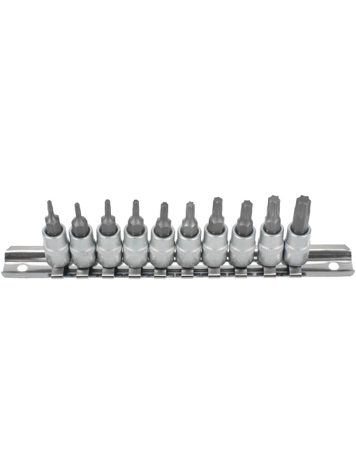 Set biti torx, act. 1/4 ", profil T7-T40, 10 buc, Condor 1004-1