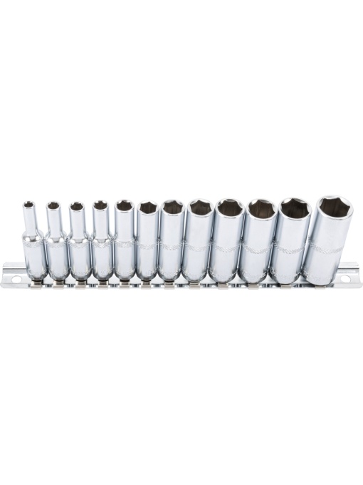Set chei tubulare, xcess p., 12 bucăți, 1/4", adâncime, 6 puncte 4-14 mm, Condor 23177