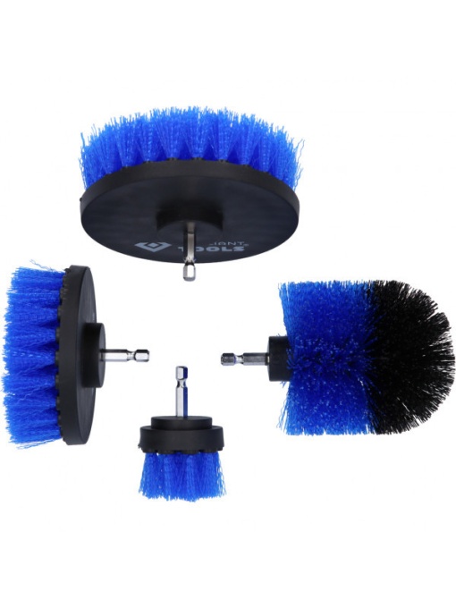 Set de atasamente tip perie pentru bormasini, 4 piese, Brilliant Tools BT103110