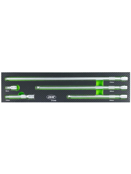 Set de prelungitoare 1/2” cu cap semirotund, JBM 51448