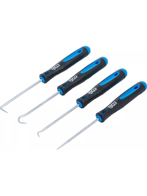 Set minicarlige pentru demontat simeringuri si oringuri, inele de etansare, 4 piese, BGS 8451