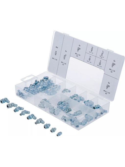 Set nipluri gresoare,110 bucati, BGS 8065