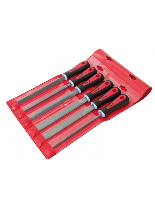 Set pile semifine, lungime 250 mm-10", 6 piese, Mob&Ius 093525S201