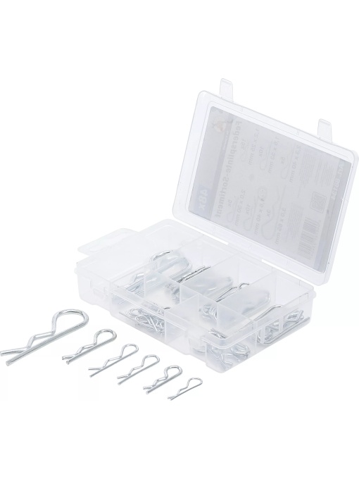 Sortiment splinturi elastice | Ø 1,2 - 3,0 mm | 48 piese, BGS DIY 88134