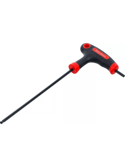 Şurubelniţa cu mâner T şi lama laterala | Inbus / Inbus cu cap sferic 4 mm, BGS DIY 7882-4