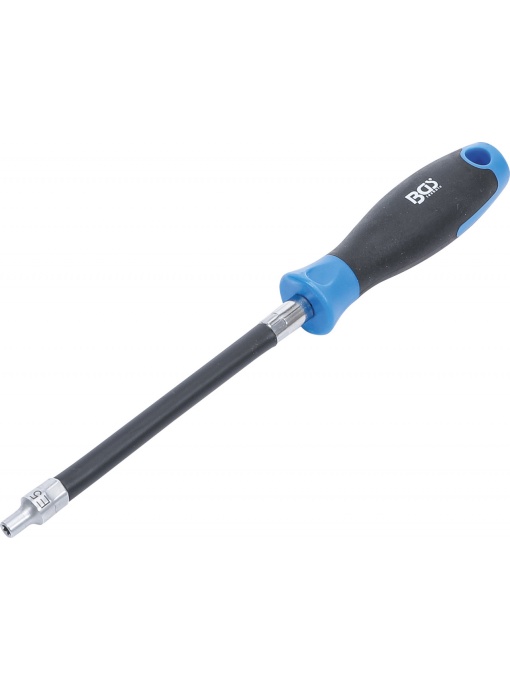 Şurubelniţa flexibila cu mâner rotund, profil E 5, lungimea tijei 150 mm, BGS 70021