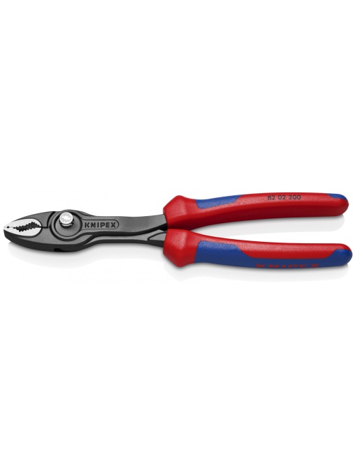 TwinGrip Cleste cu prindere frontala, manşoane multicomponent, lungime 200 mm, Knipex 8202200