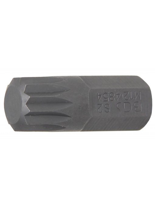Bit cu dinţi multipli M12, Spline (XZN), lungime30mm, antrenare 3/8", BGS 4854