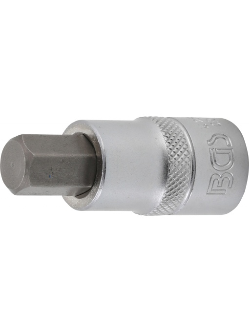 Bit Imbus 12 mm, lungime 55mm, antrenare cu tubulara 1/2", BGS 4256