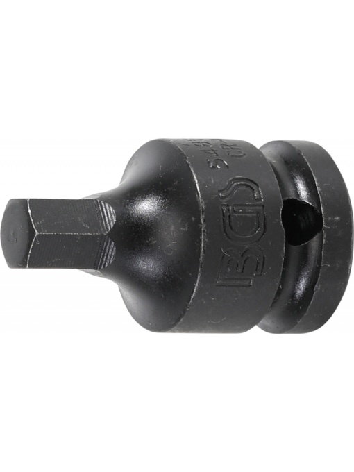 Bit Imbus de impact 9 mm, lungime 42mm, antrenare cu tubulara 1/2”, BGS 5485-9