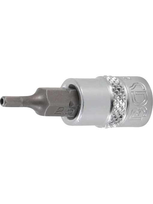 Bit Inbus 2.5 mm cu gaura pe tubulara 1/4" (6,3 mm), BGS 5156-2-5