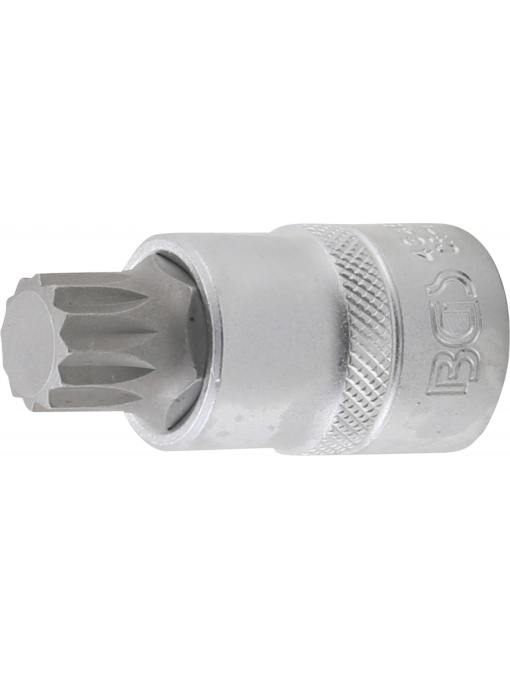 Bit Spline (XZN) M16, lungime 55mm, antrenare cu tubulara 1/2", BGS 4346