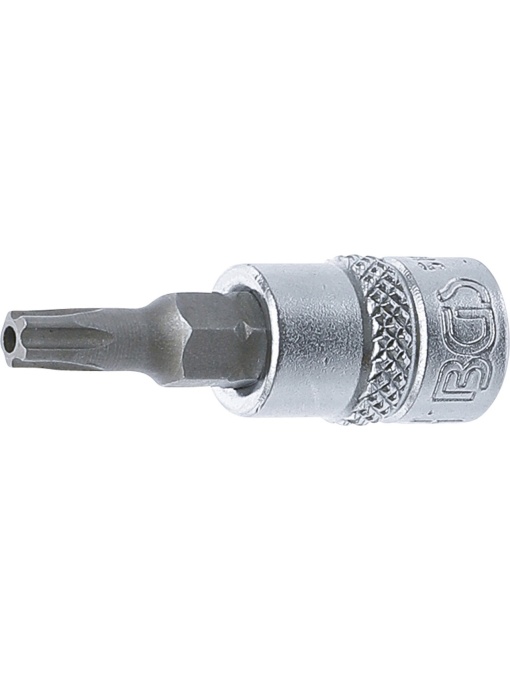 Bit Torx Plus TS25 cu gaura, antrenare cu tubulara 1/4", BGS 5184-TS25