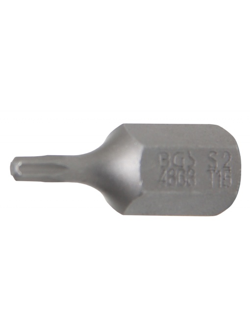 Bit Torx T15, lungime 30mm, antrenare 10mm(3/8"), BGS 4868