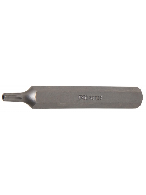 Bit Torx T25 cu gaura de securizare, lungime 75mm, antrenare 10mm(3/8"), BGS 4725