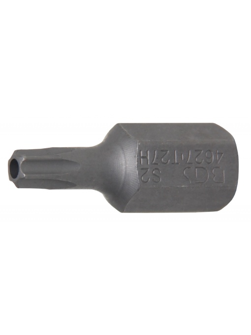 Bit Torx T27 cu gaura de securizare, lungime 30mm, antrenare 10mm(3/8"), BGS 4627
