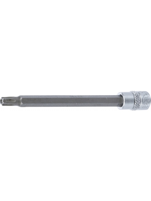 Bit Torx T30 cu gaura, lungime 100mm, antrenare cu tubulara 1/4", BGS 4203